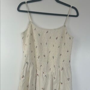 NEW** Smocked Floral Cream Sundress